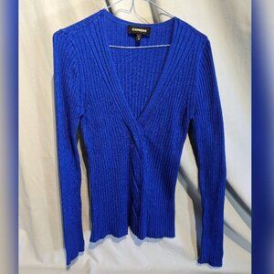 Express royal blue sweater, medium EUC!